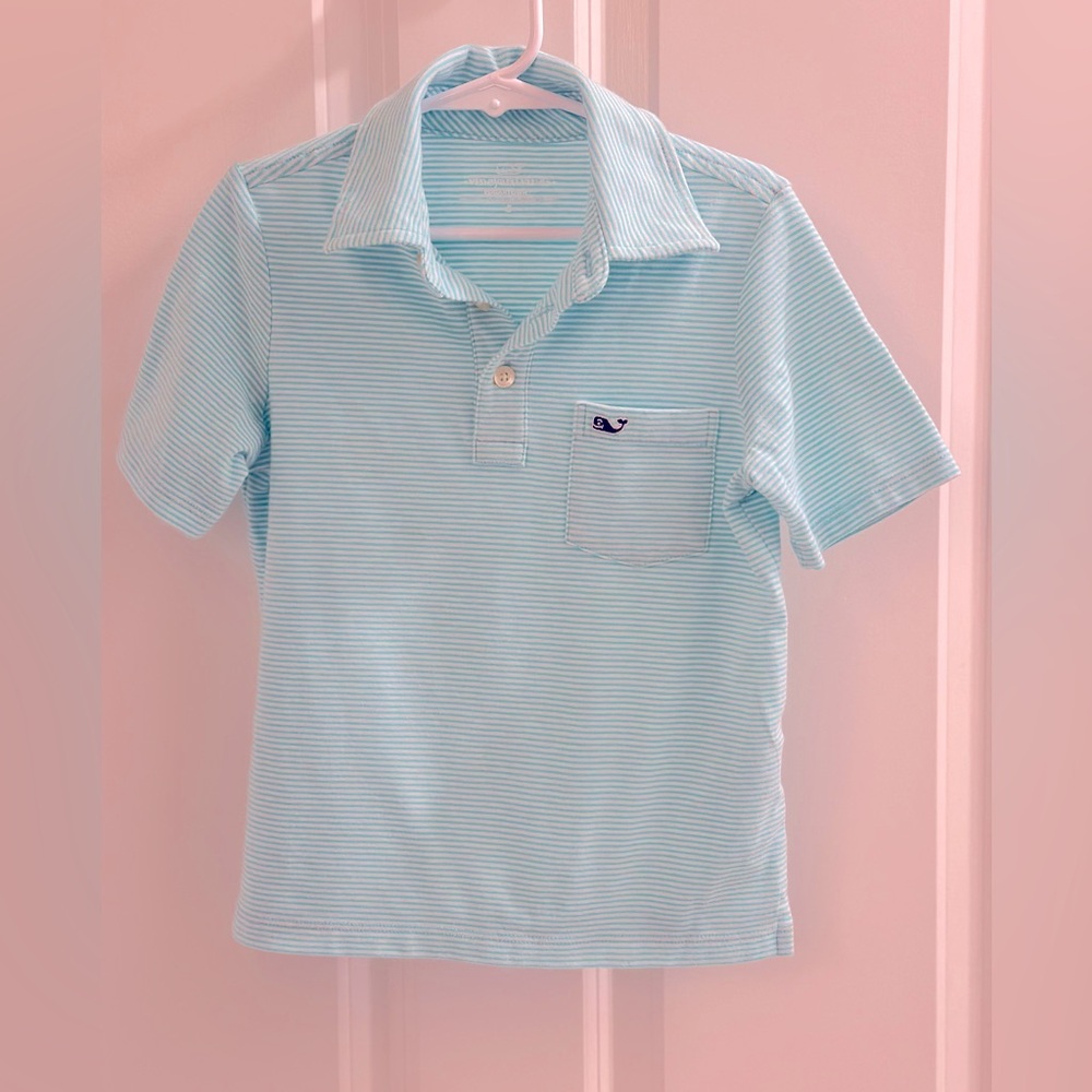Vineyard Vines - Striped Edgartown Polo - Boys 5